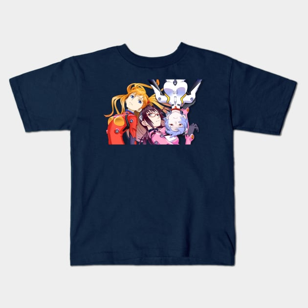 Evangelion Girls Kids T-Shirt by KokoroPopShop